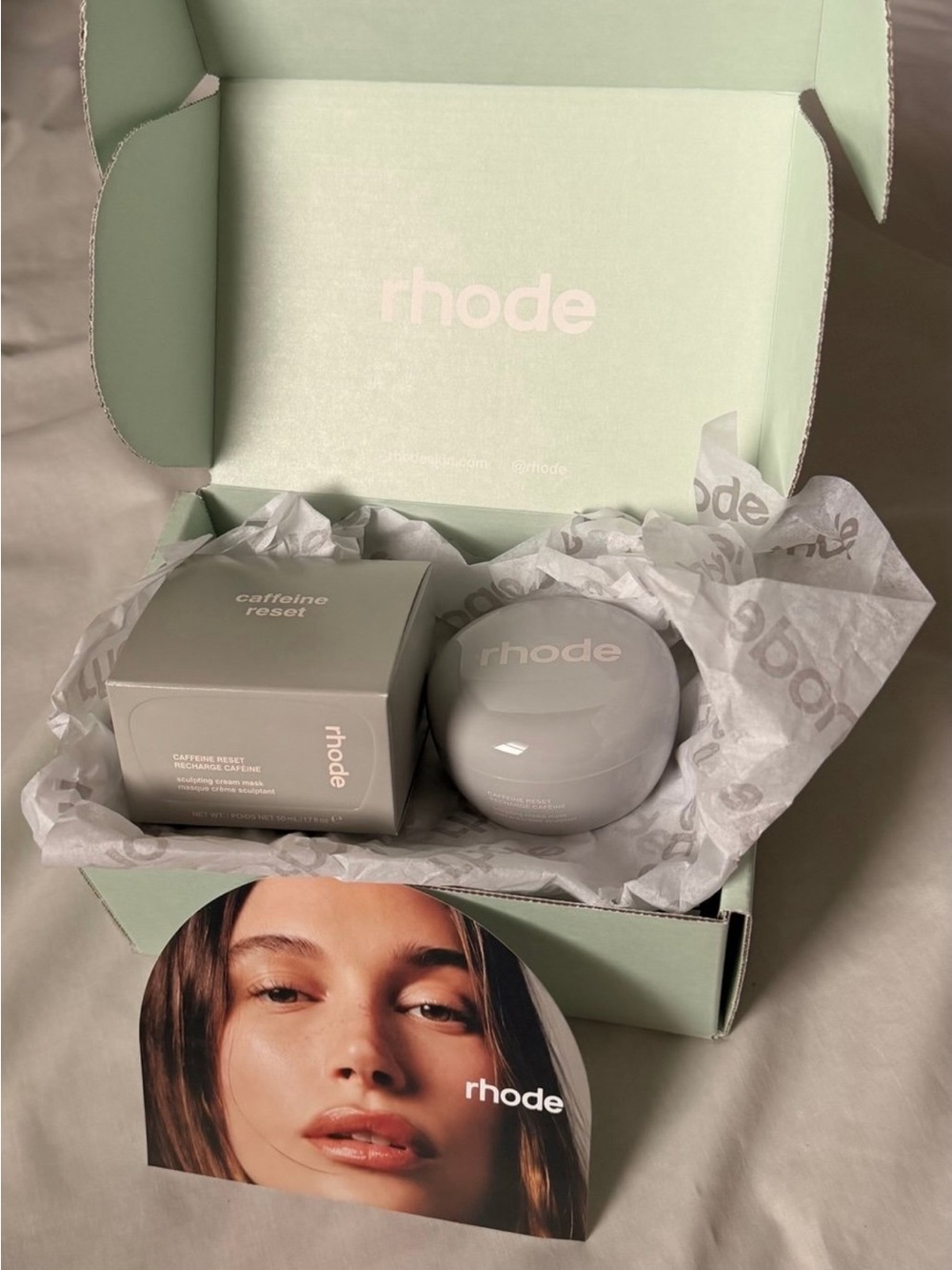 rhode Caffeine Reset Cream Mask